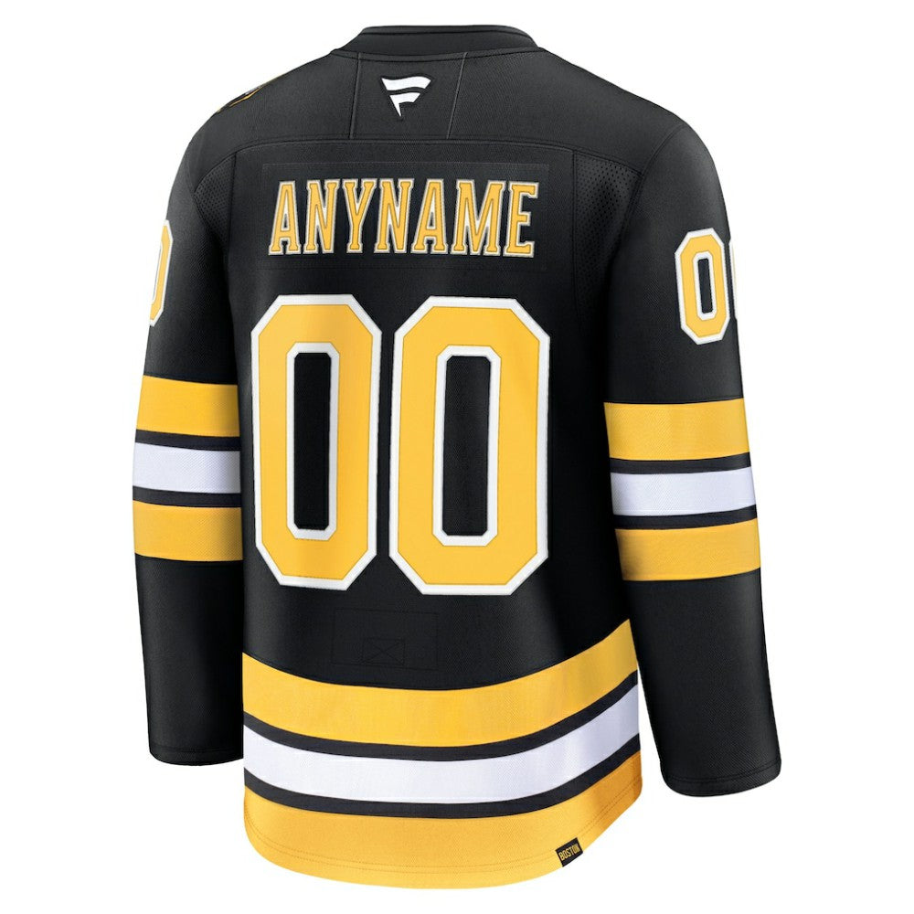 Boston Bruins Fanatics Home Premium Custom Jersey -  NHL Jerseys