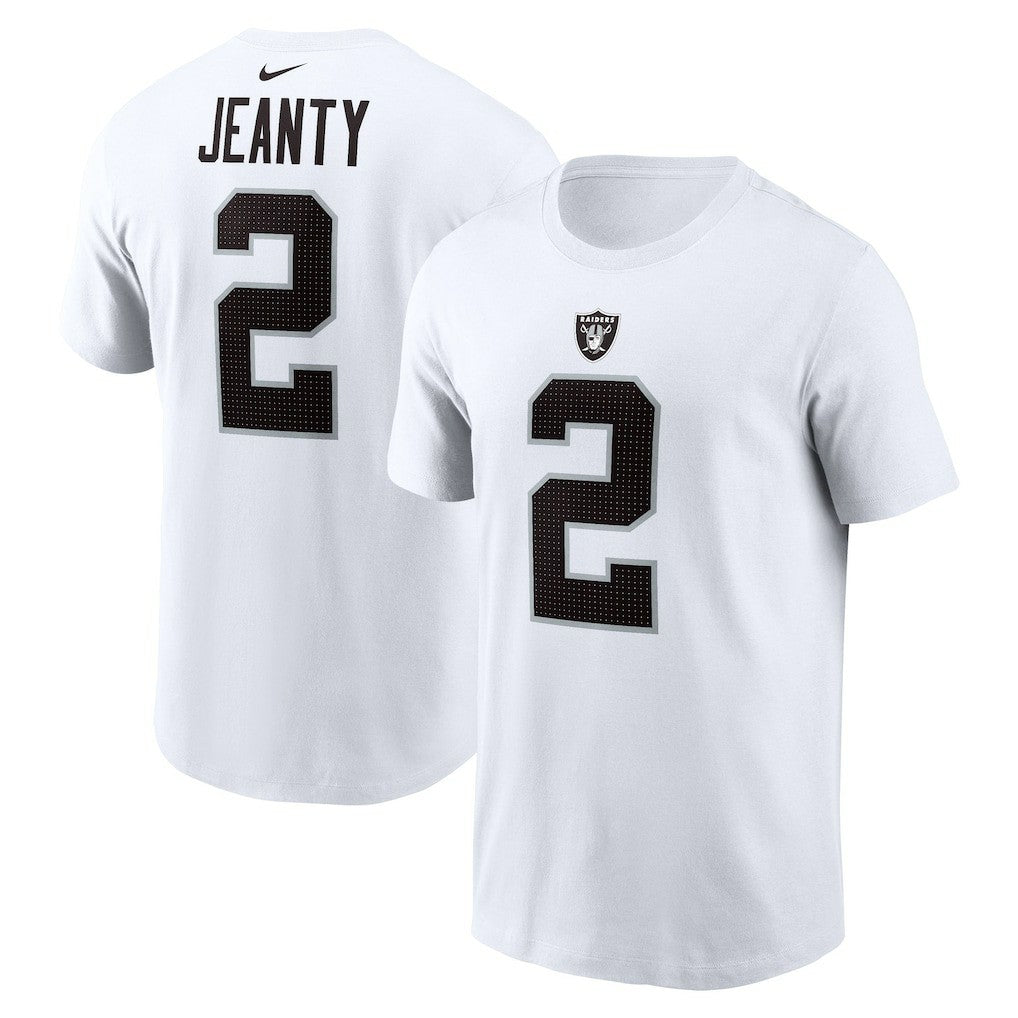 Las Vegas Raiders Ashton Jeanty  Name & Number T-Shirt | NFL On sale