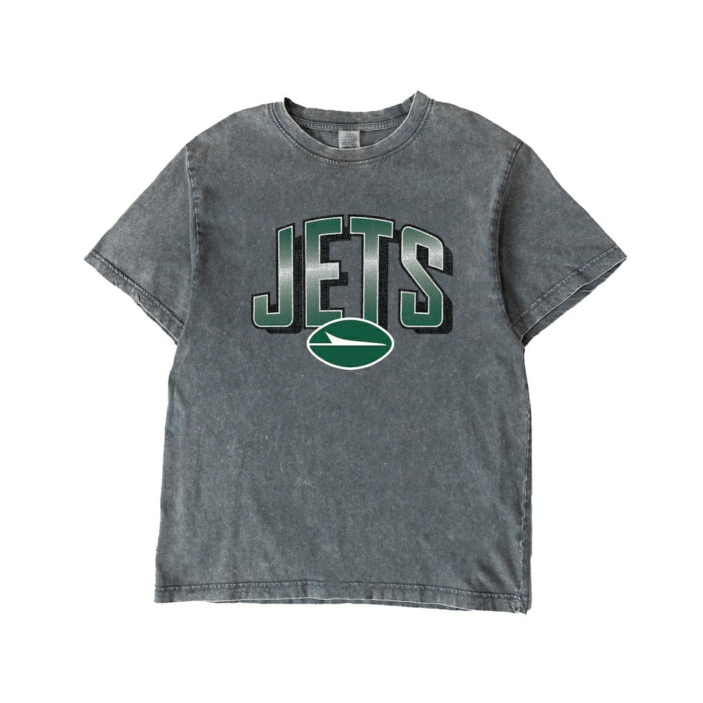 New York Jets Gameday Couture Women's Peak Performance Oversized Snow Wash T-Shirt | NFL US