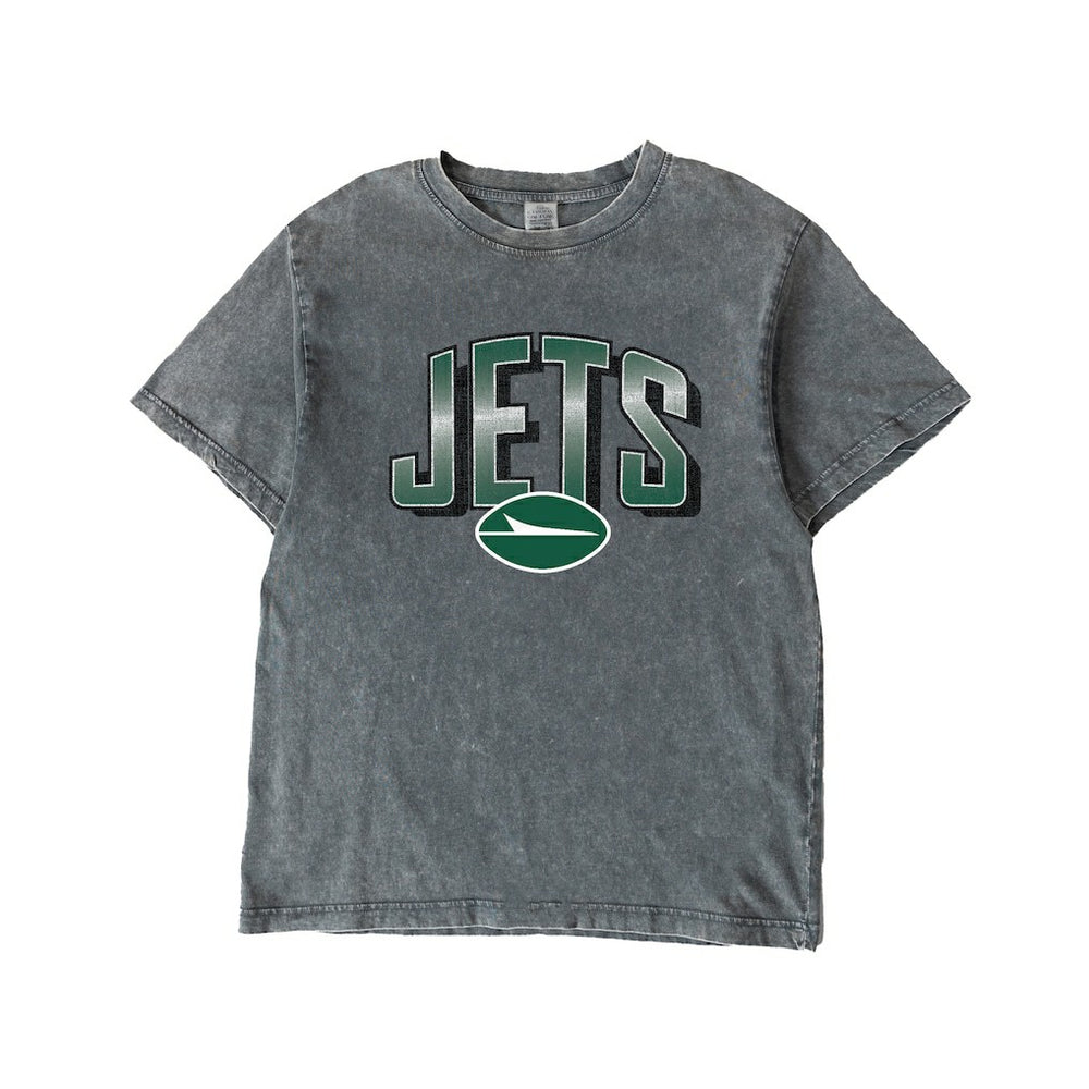 New York Jets Gameday Couture Women's Peak Performance Oversized Snow Wash T-Shirt | NFL US