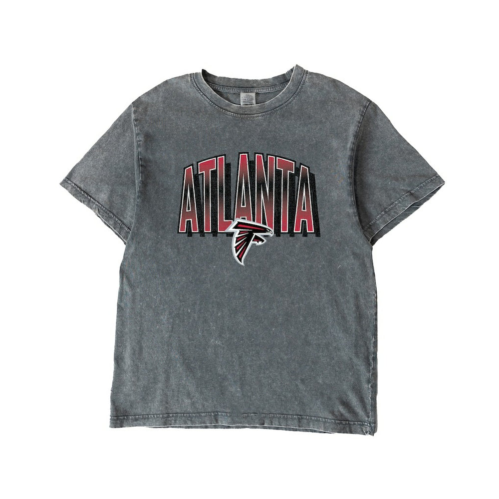 Atlanta Falcons Gameday Couture Women's Peak Performance Oversized Snow Wash T-Shirt | NFL US
