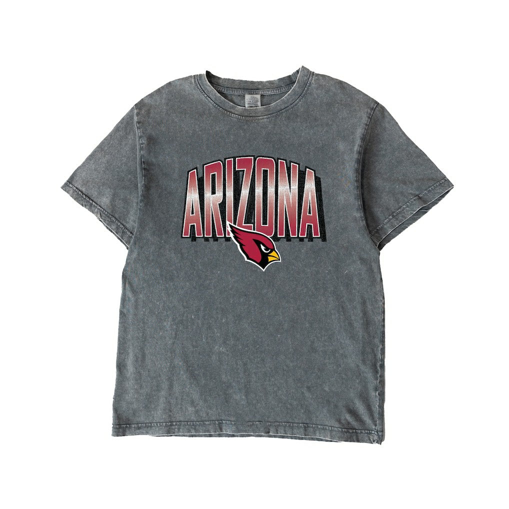 Arizona Cardinals Gameday Couture Women's Peak Performance Oversized Snow Wash T-Shirt | NFL US