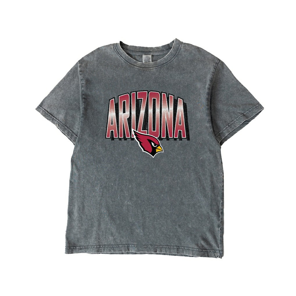 Arizona Cardinals Gameday Couture Women's Peak Performance Oversized Snow Wash T-Shirt | NFL US