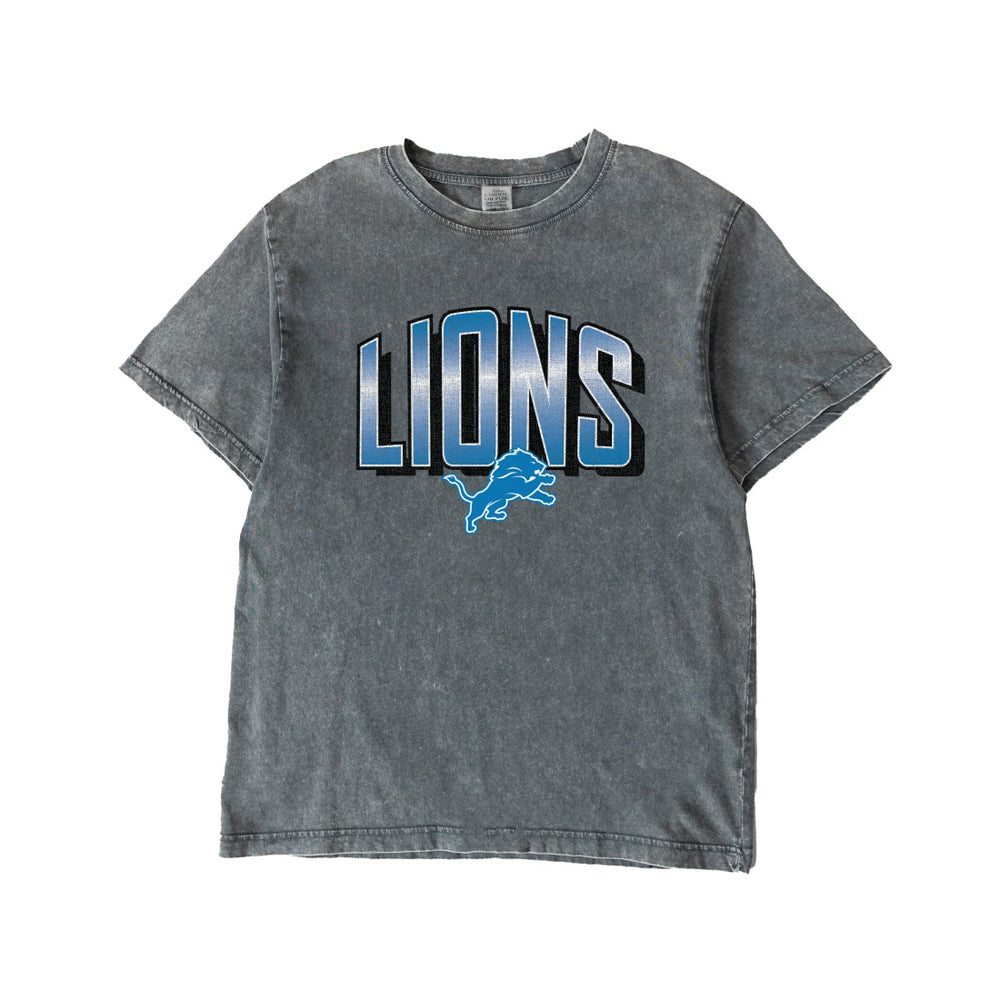 Detroit Lions Gameday Couture Women's Peak Performance Oversized Snow Wash T-Shirt | NFL Near me