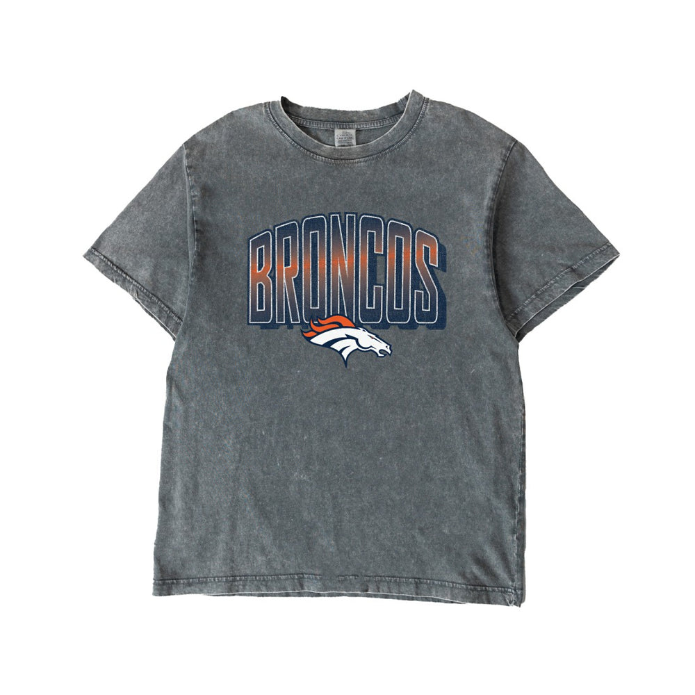 Denver Broncos Gameday Couture Women's Peak Performance Oversized Snow Wash T-Shirt | NFL Near me