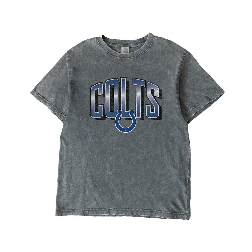 Indianapolis Colts Gameday Couture Women's Peak Performance Oversized Snow Wash T-Shirt | NFL Online