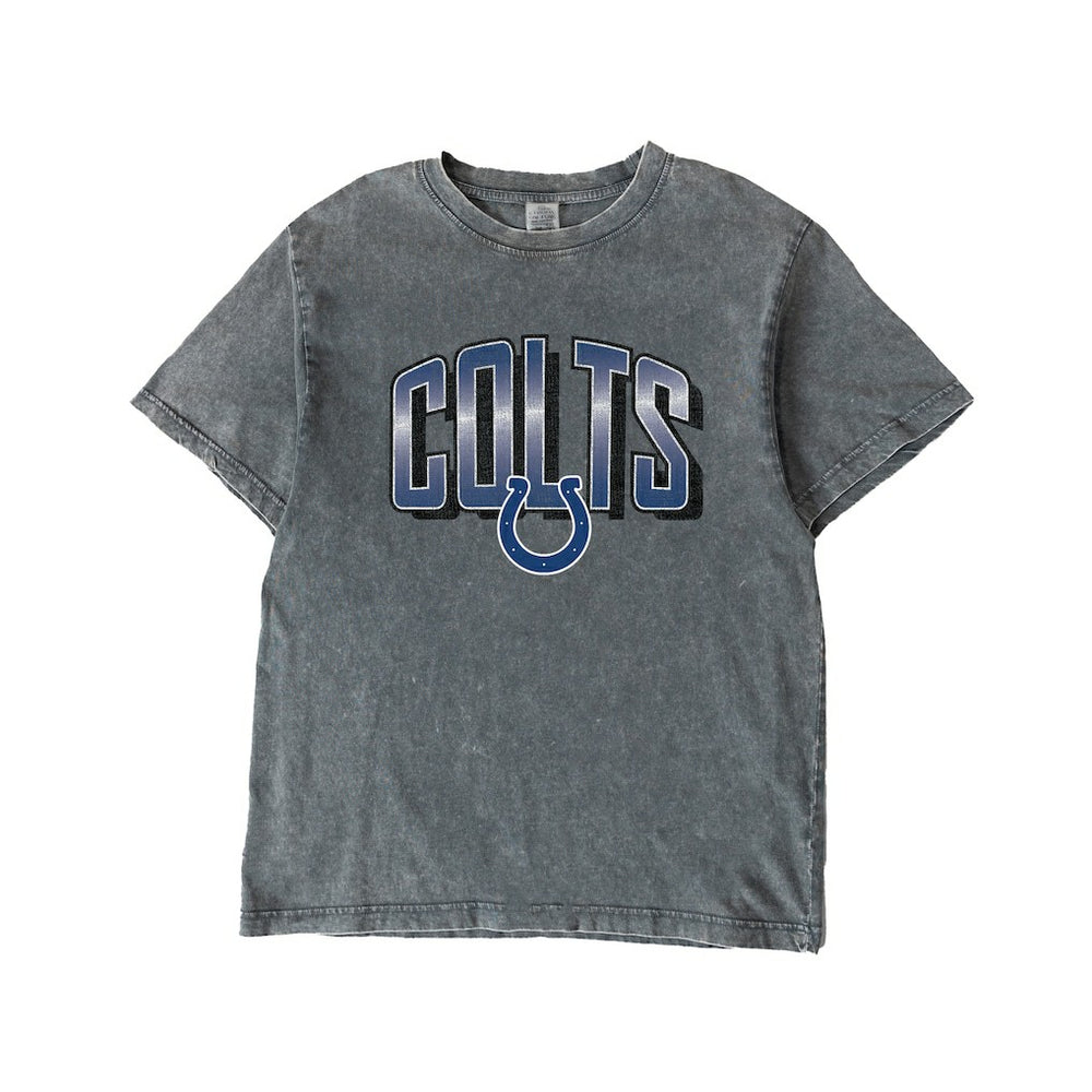 Indianapolis Colts Gameday Couture Women's Peak Performance Oversized Snow Wash T-Shirt | NFL Online