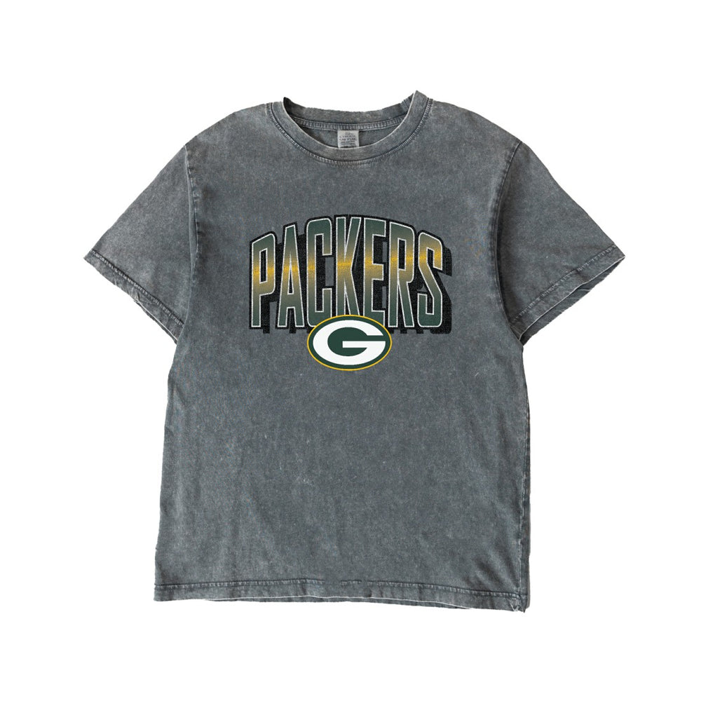 Green Bay Packers Gameday Couture Women's Peak Performance Oversized Snow Wash T-Shirt | NFL Hot
