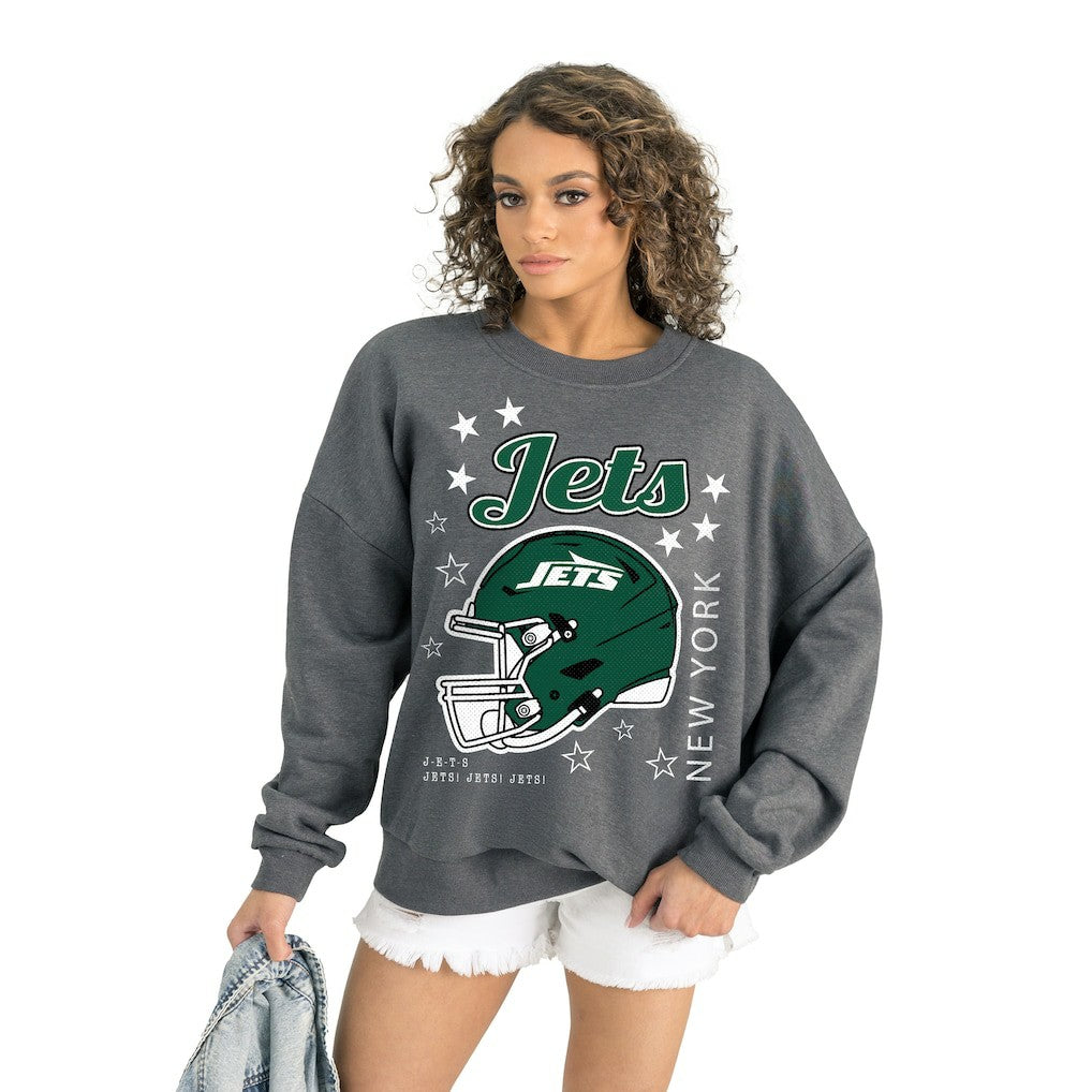 New York Jets Gameday Couture Women's Ready to Rumble Premium Fleece Pullover Sweatshirt | NFL US