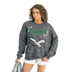 Philadelphia Eagles Gameday Couture Women's Ready to Rumble Premium Fleece Pullover Sweatshirt | NFL On sale