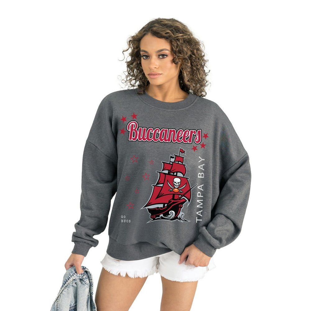 Tampa Bay Buccaneers Gameday Couture Women's Ready to Rumble Premium Fleece Pullover Sweatshirt | NFL US