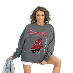 Tampa Bay Buccaneers Gameday Couture Women's Ready to Rumble Premium Fleece Pullover Sweatshirt | NFL US