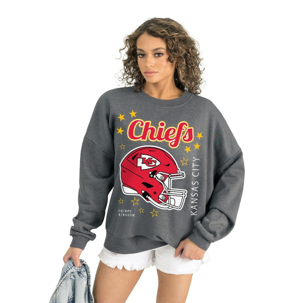 Kansas City Chiefs Gameday Couture Women's Ready to Rumble Premium Fleece Pullover Sweatshirt | NFL Discount