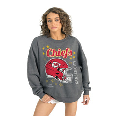 Kansas City Chiefs Gameday Couture Women's Ready to Rumble Premium Fleece Pullover Sweatshirt | NFL Discount