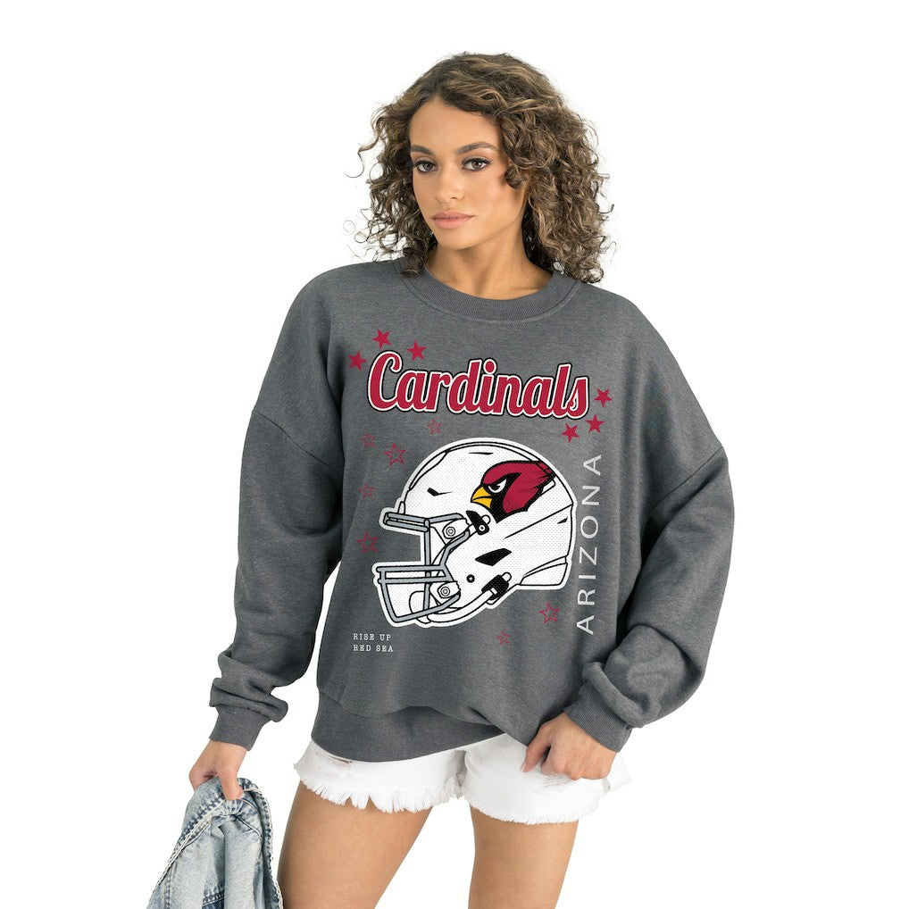 Arizona Cardinals Gameday Couture Women's Ready to Rumble Premium Fleece Pullover Sweatshirt | NFL On sale