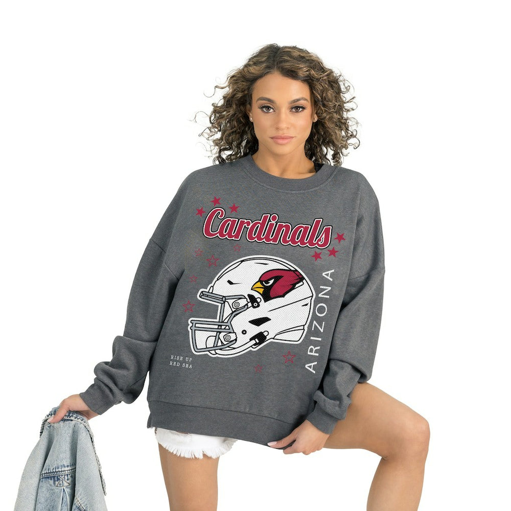 Arizona Cardinals Gameday Couture Women's Ready to Rumble Premium Fleece Pullover Sweatshirt | NFL On sale