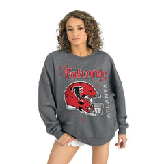 Atlanta Falcons Gameday Couture Women's Ready to Rumble Premium Fleece Pullover Sweatshirt | NFL Near me