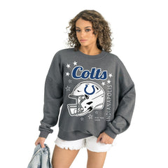 Indianapolis Colts Gameday Couture Women's Ready to Rumble Premium Fleece Pullover Sweatshirt | NFL Outlet