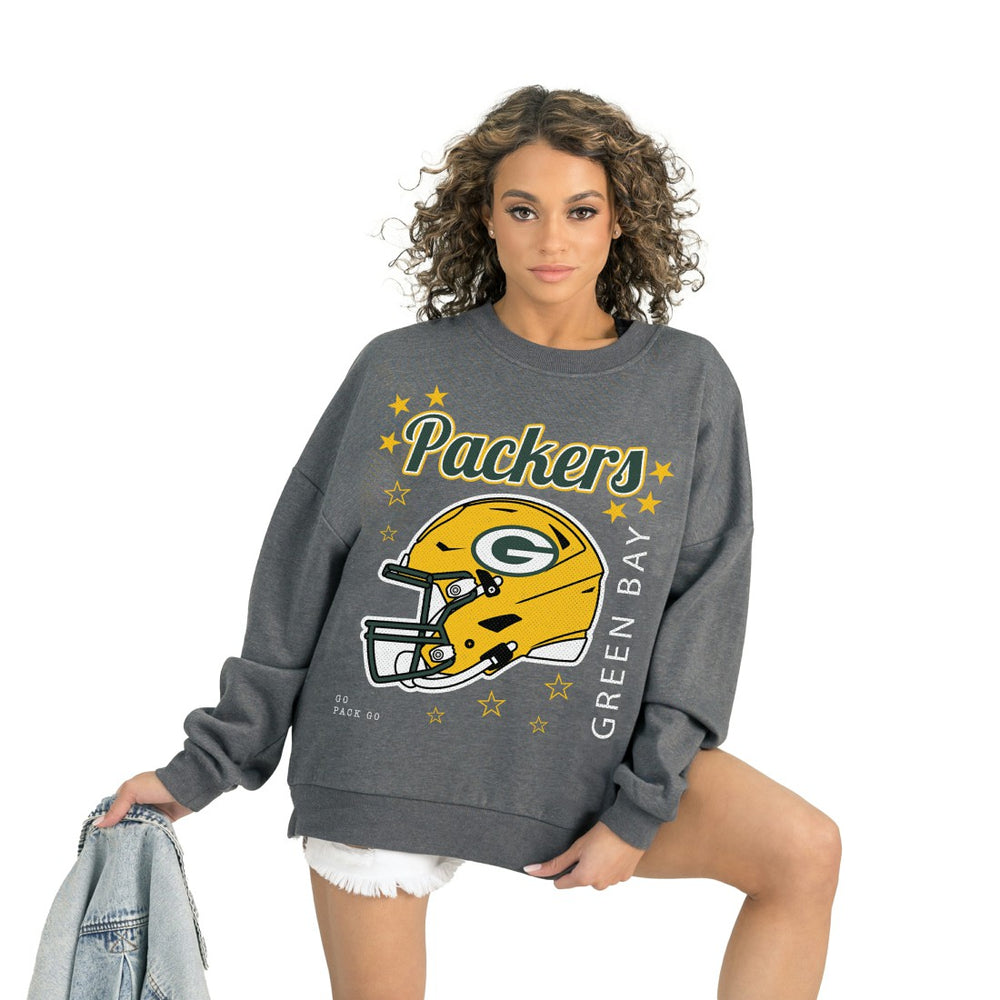 Green Bay Packers Gameday Couture Women's Ready to Rumble Premium Fleece Pullover Sweatshirt | NFL On sale