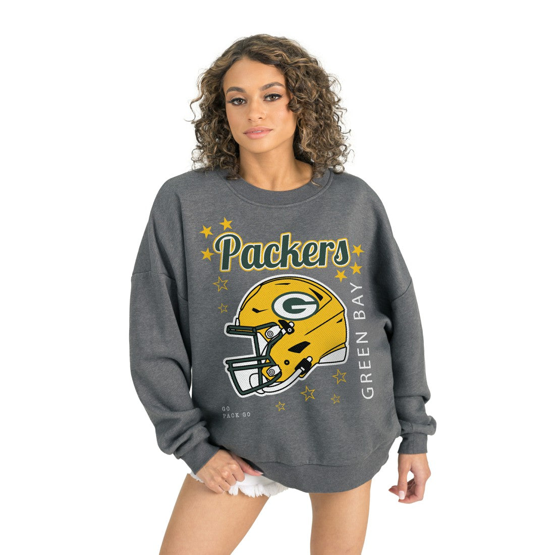 Green Bay Packers Gameday Couture Women's Ready to Rumble Premium Fleece Pullover Sweatshirt | NFL On sale