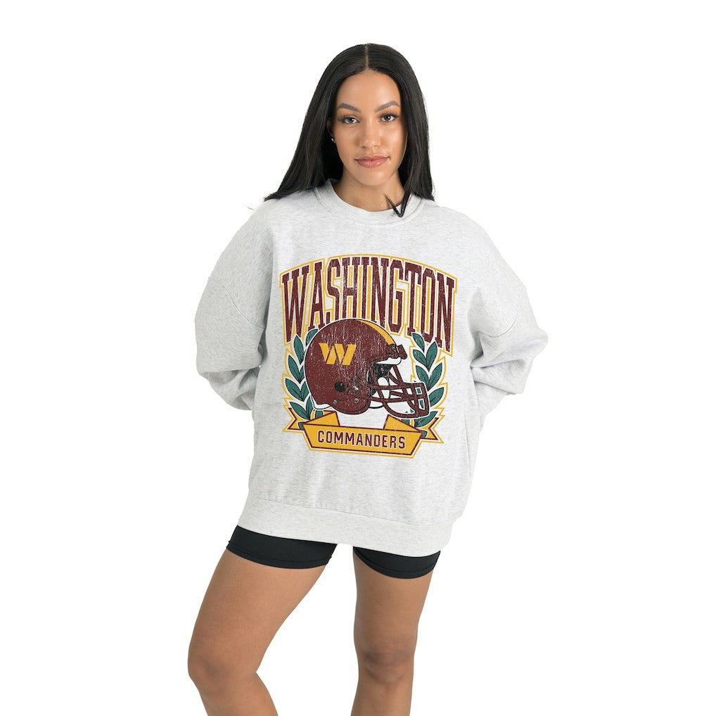 Washington Commanders Gameday Couture Women's Heritage Premium Fleece Pullover Sweatshirt | NFL US