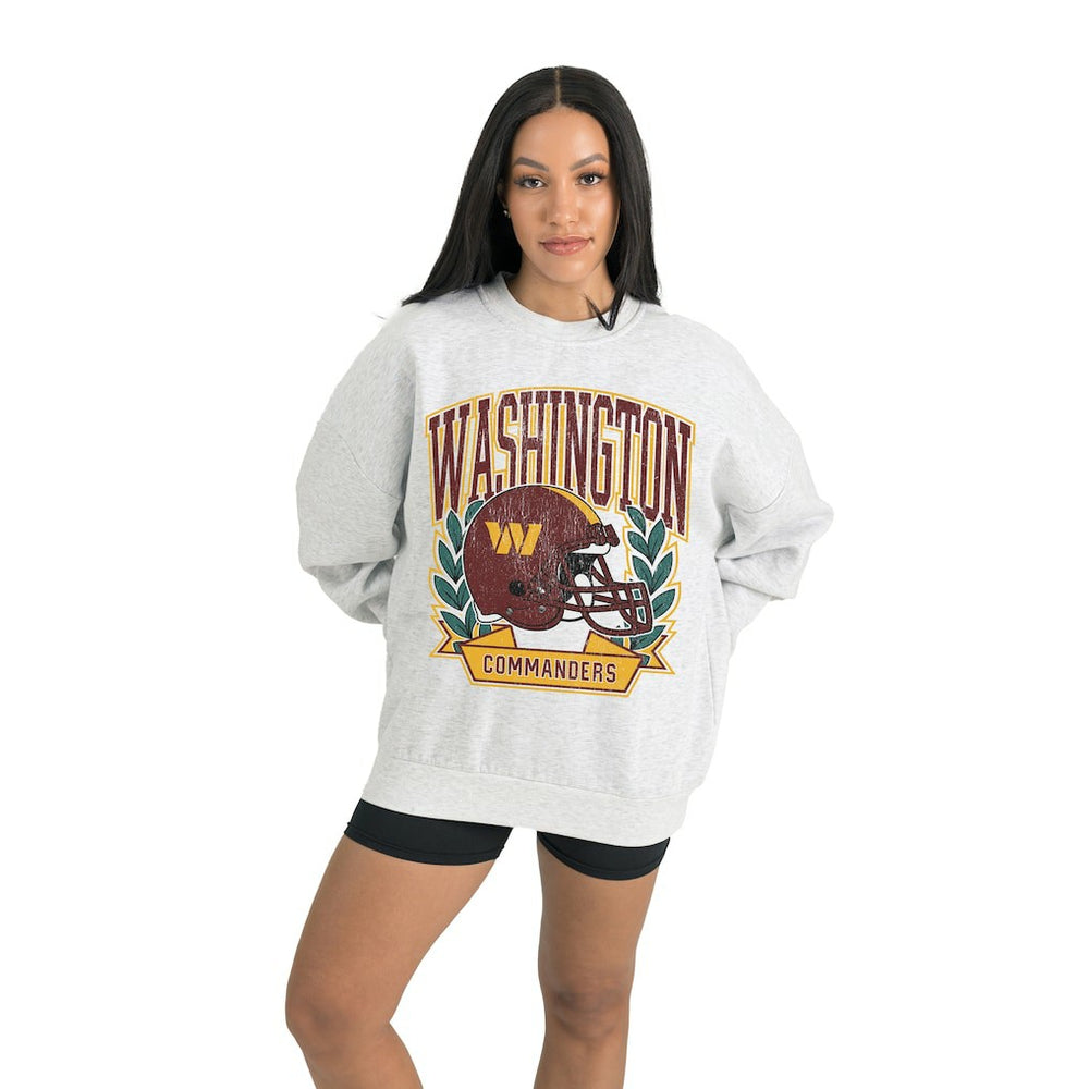 Washington Commanders Gameday Couture Women's Heritage Premium Fleece Pullover Sweatshirt | NFL US