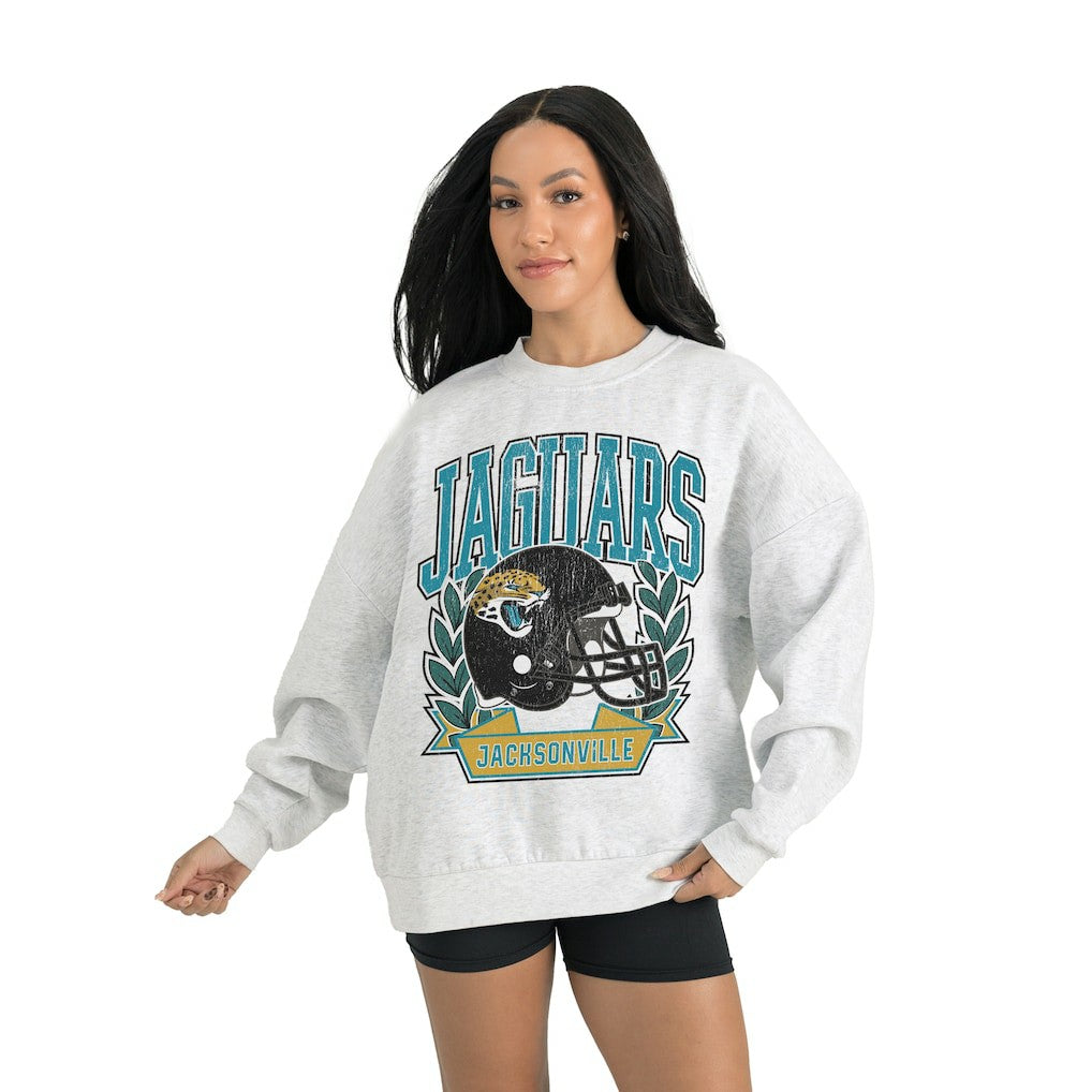 Jacksonville Jaguars Gameday Couture Women's Heritage Premium Fleece Pullover Sweatshirt | NFL Near me
