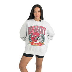 Kansas City Chiefs Gameday Couture Women's Heritage Premium Fleece Pullover Sweatshirt | NFL Hot