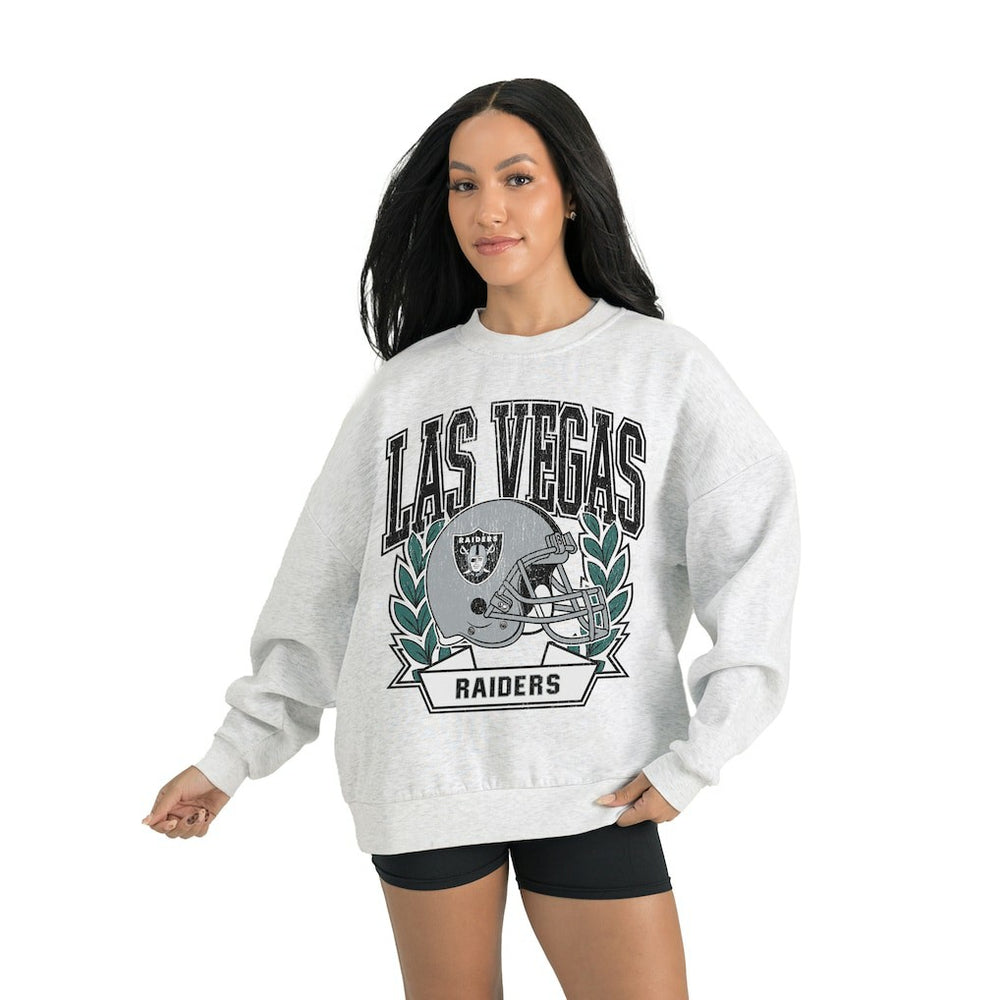 Las Vegas Raiders Gameday Couture Women's Heritage Premium Fleece Pullover Sweatshirt | NFL Near me