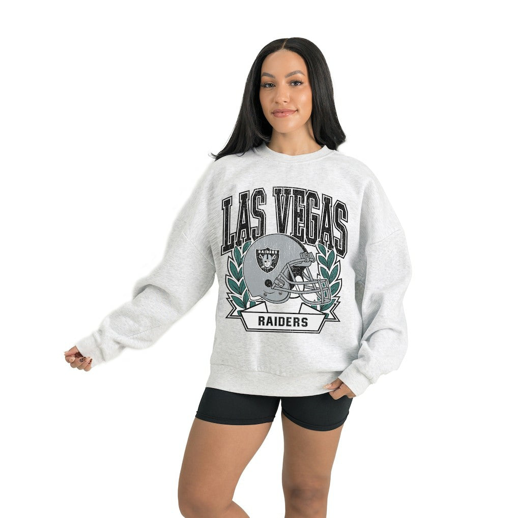 Las Vegas Raiders Gameday Couture Women's Heritage Premium Fleece Pullover Sweatshirt | NFL Near me