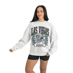 Las Vegas Raiders Gameday Couture Women's Heritage Premium Fleece Pullover Sweatshirt | NFL Near me