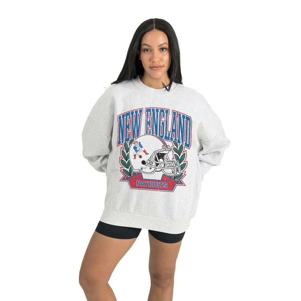 New England Patriots Gameday Couture Women's Heritage Premium Fleece Pullover Sweatshirt | NFL US