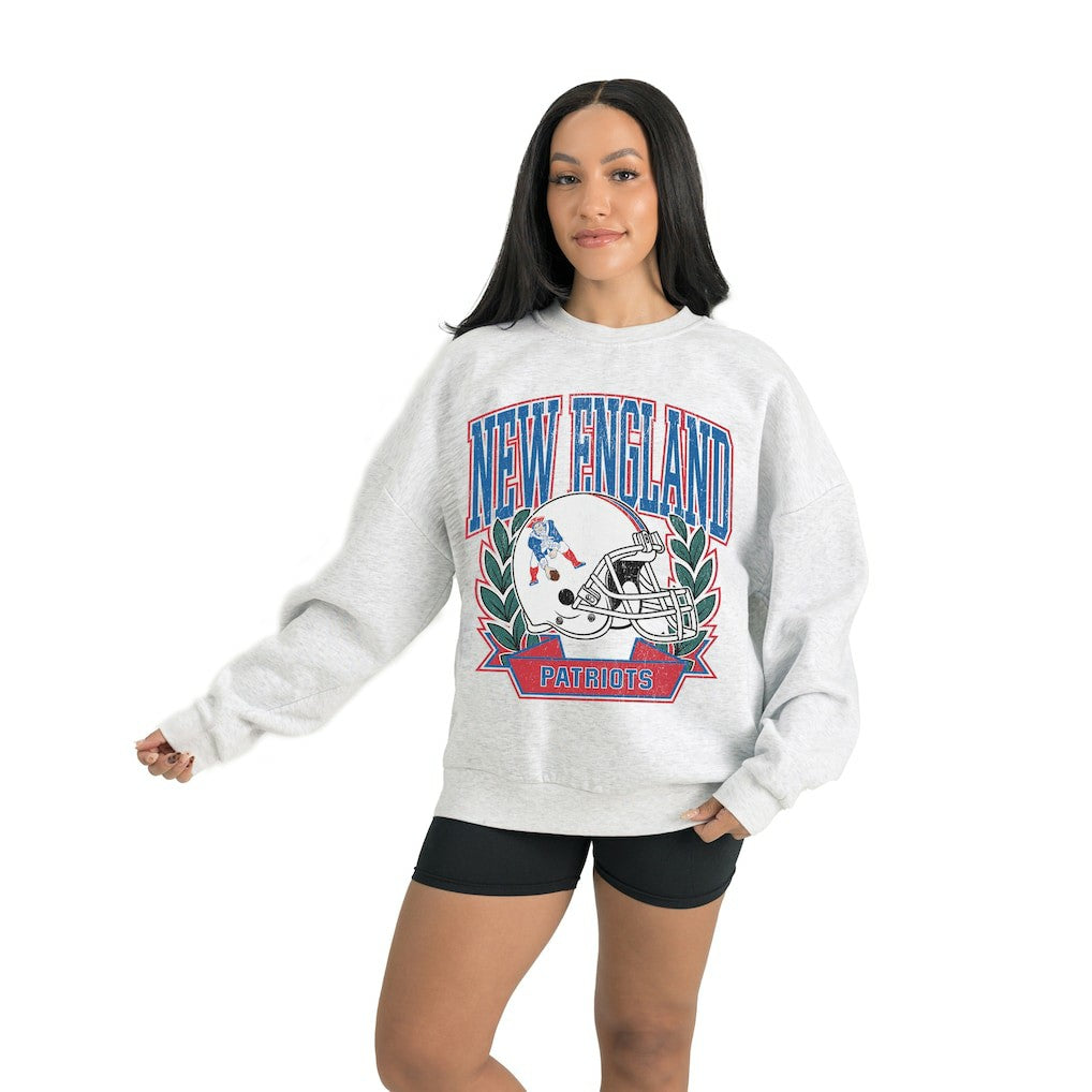 New England Patriots Gameday Couture Women's Heritage Premium Fleece Pullover Sweatshirt | NFL US