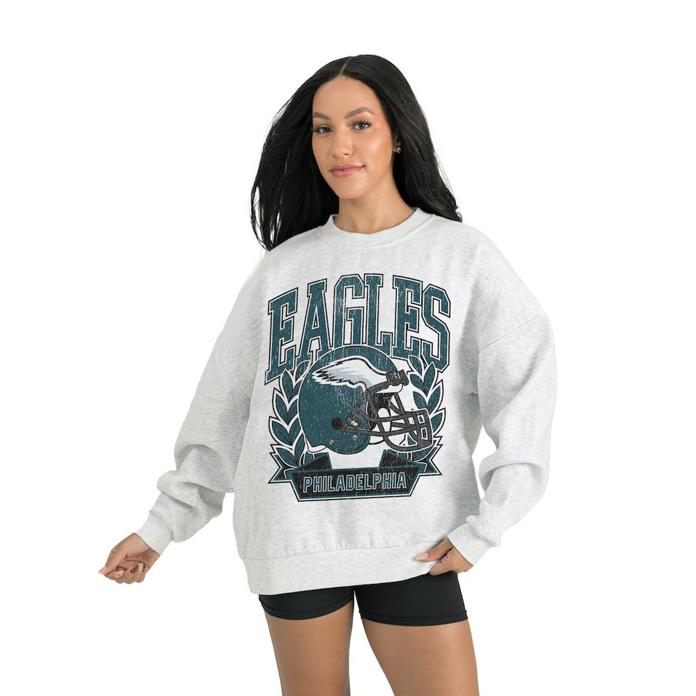 Philadelphia Eagles Gameday Couture Women's Heritage Premium Fleece Pullover Sweatshirt | NFL Outlet