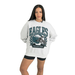 Philadelphia Eagles Gameday Couture Women's Heritage Premium Fleece Pullover Sweatshirt | NFL Outlet
