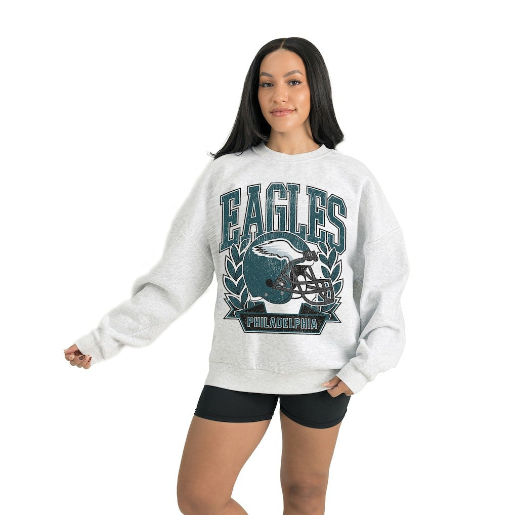 Philadelphia Eagles Gameday Couture Women's Heritage Premium Fleece Pullover Sweatshirt | NFL Outlet