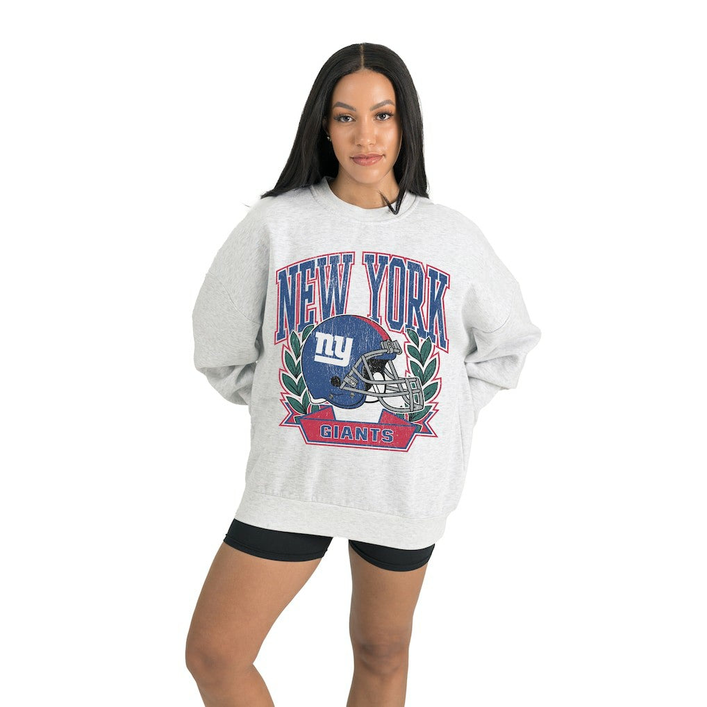 New York Giants Gameday Couture Women's Heritage Premium Fleece Pullover Sweatshirt | NFL Hot
