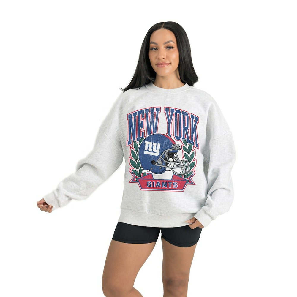 New York Giants Gameday Couture Women's Heritage Premium Fleece Pullover Sweatshirt | NFL Hot