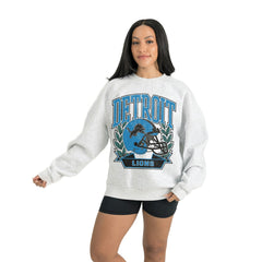 Detroit Lions Gameday Couture Women's Heritage Premium Fleece Pullover Sweatshirt | NFL On sale