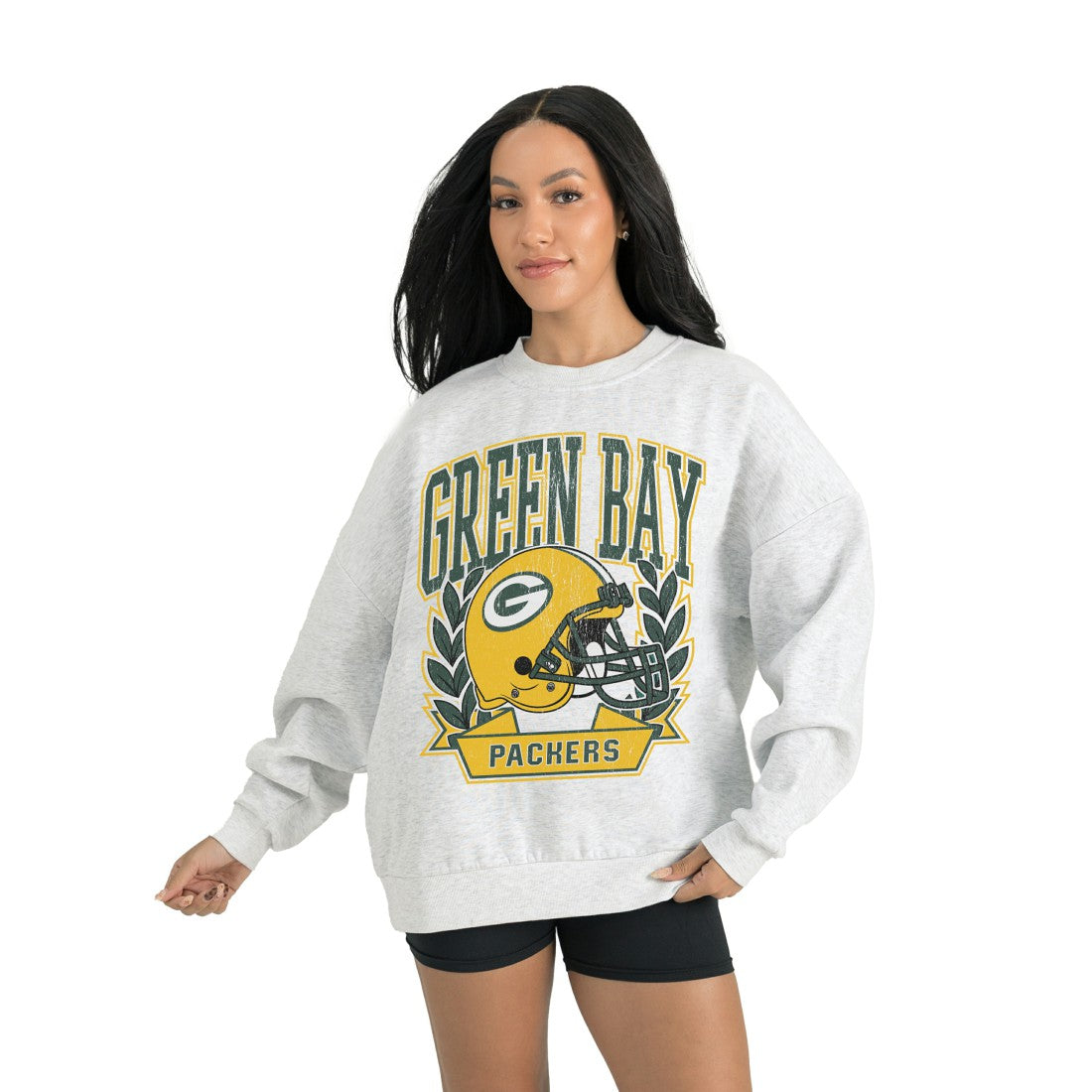 Green Bay Packers Gameday Couture Women's Heritage Premium Fleece Pullover Sweatshirt | NFL Hot