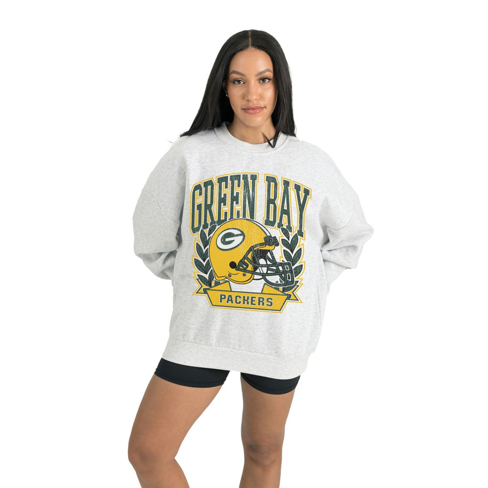 Green Bay Packers Gameday Couture Women's Heritage Premium Fleece Pullover Sweatshirt | NFL Hot