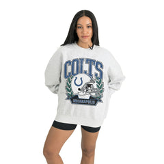 Indianapolis Colts Gameday Couture Women's Heritage Premium Fleece Pullover Sweatshirt | NFL Outlet