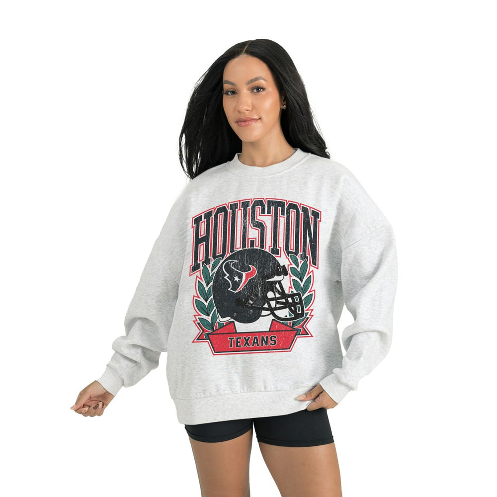 Houston Texans Gameday Couture Women's Heritage Premium Fleece Pullover Sweatshirt | NFL Hot
