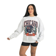 Chicago Bears Gameday Couture Women's Heritage Premium Fleece Pullover Sweatshirt | NFL Online