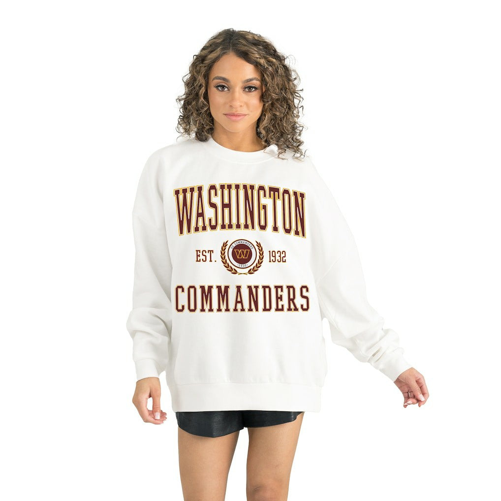 Washington Commanders Gameday Couture Women's Timeless Triumph Premium Fleece Pullover Sweatshirt | NFL US