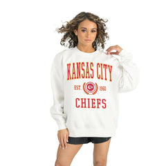 Kansas City Chiefs Gameday Couture Women's Timeless Triumph Premium Fleece Pullover Sweatshirt | NFL Online