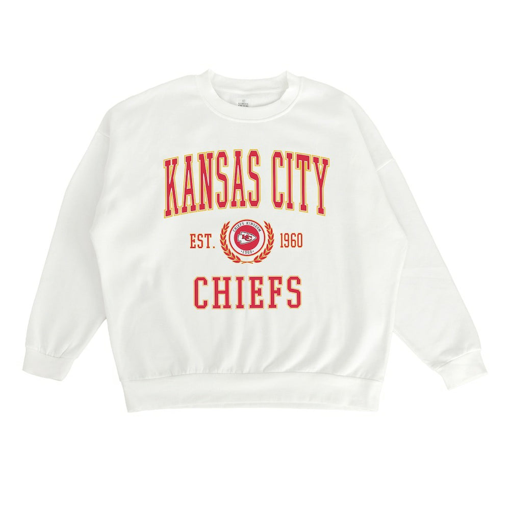 Kansas City Chiefs Gameday Couture Women's Timeless Triumph Premium Fleece Pullover Sweatshirt | NFL Online