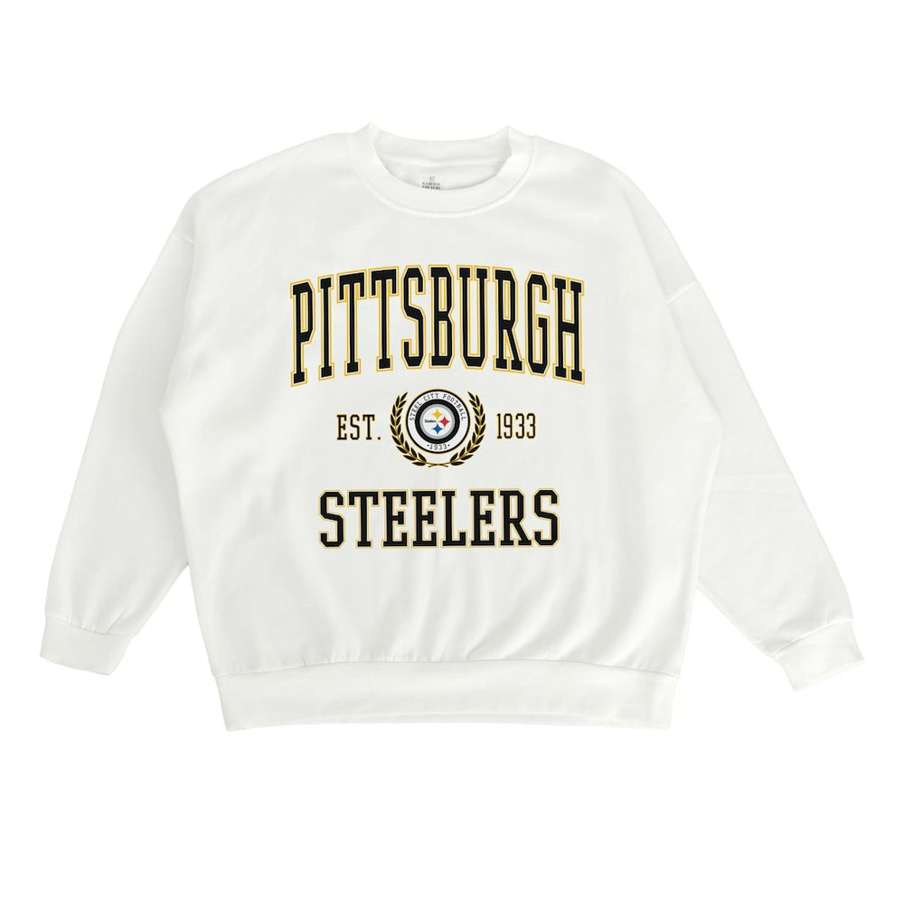 Pittsburgh Steelers Gameday Couture Women's Timeless Triumph Premium Fleece Pullover Sweatshirt | NFL Sale