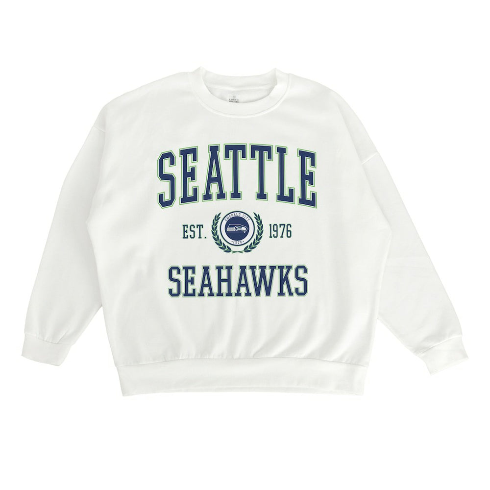 Seattle Seahawks Gameday Couture Women's Timeless Triumph Premium Fleece Pullover Sweatshirt | NFL Discount