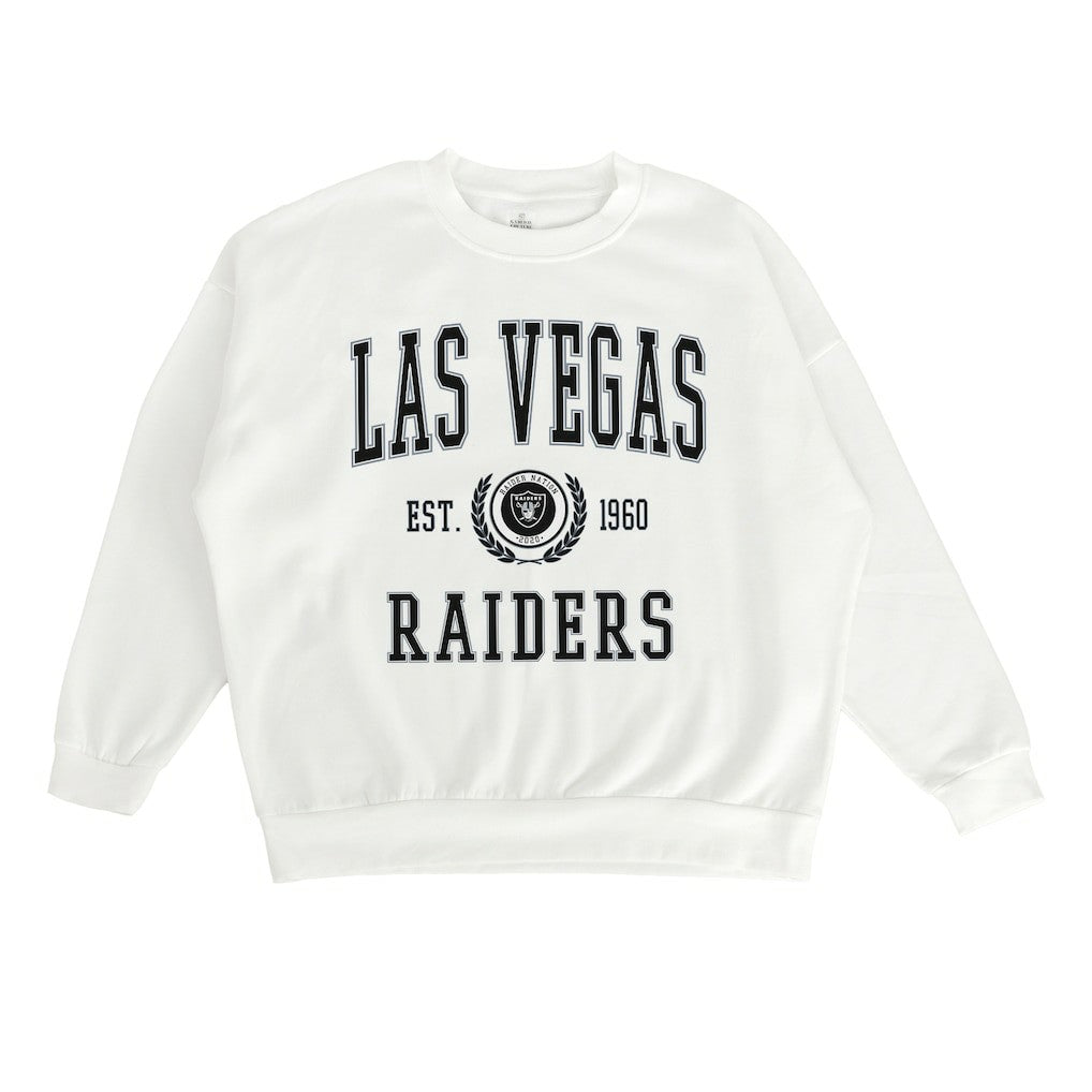 Las Vegas Raiders Gameday Couture Women's Timeless Triumph Premium Fleece Pullover Sweatshirt | NFL Discount